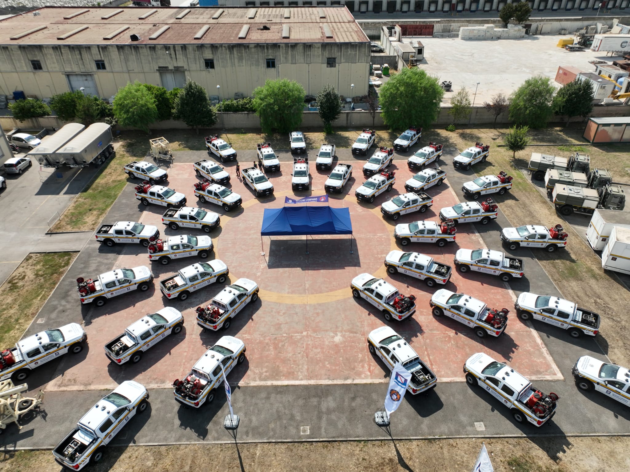 Protezione Civile Campania: consegnati mezzi speciali a volontari