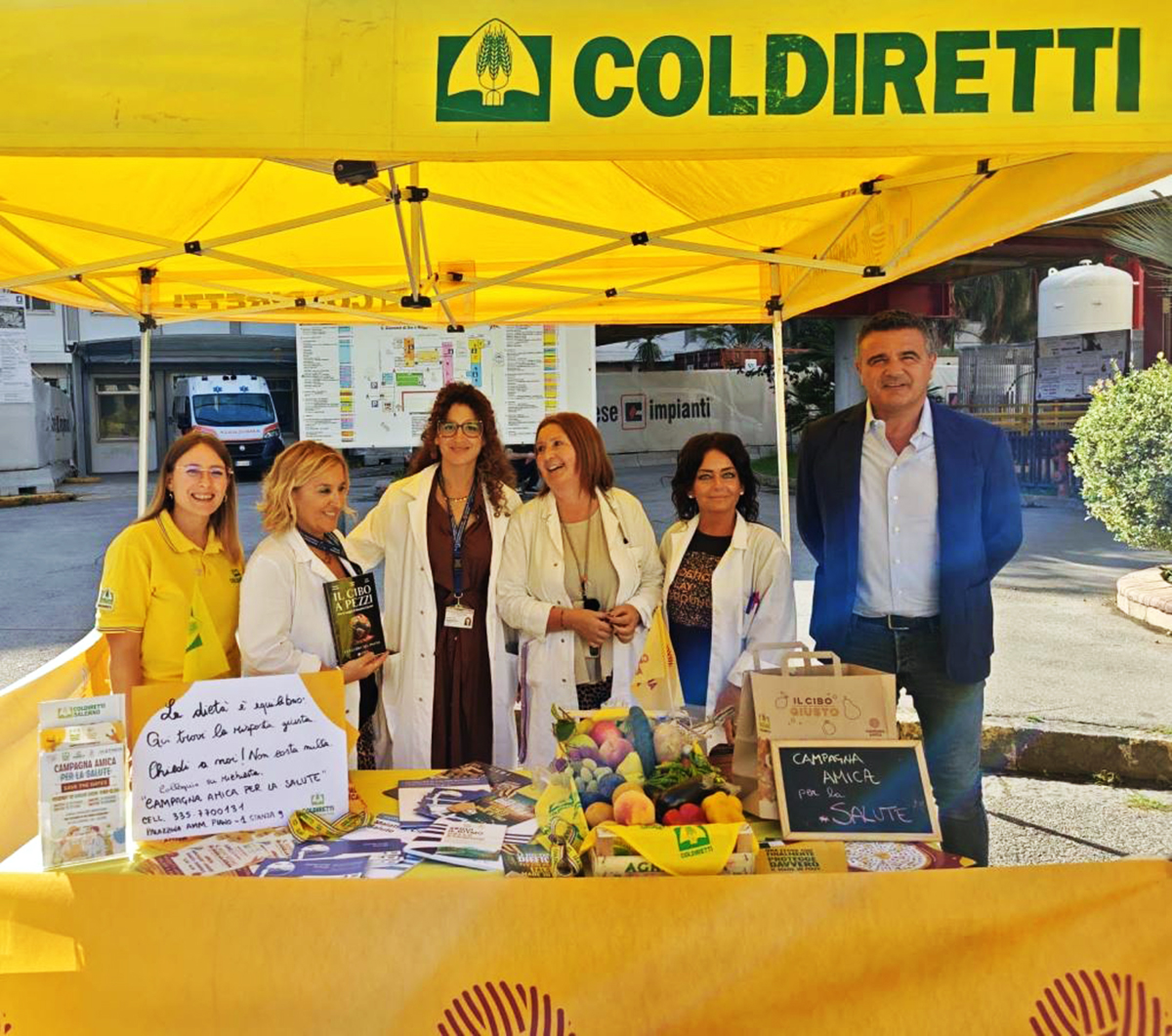 Campagna Amica per la Salute: folla a stand Coldiretti