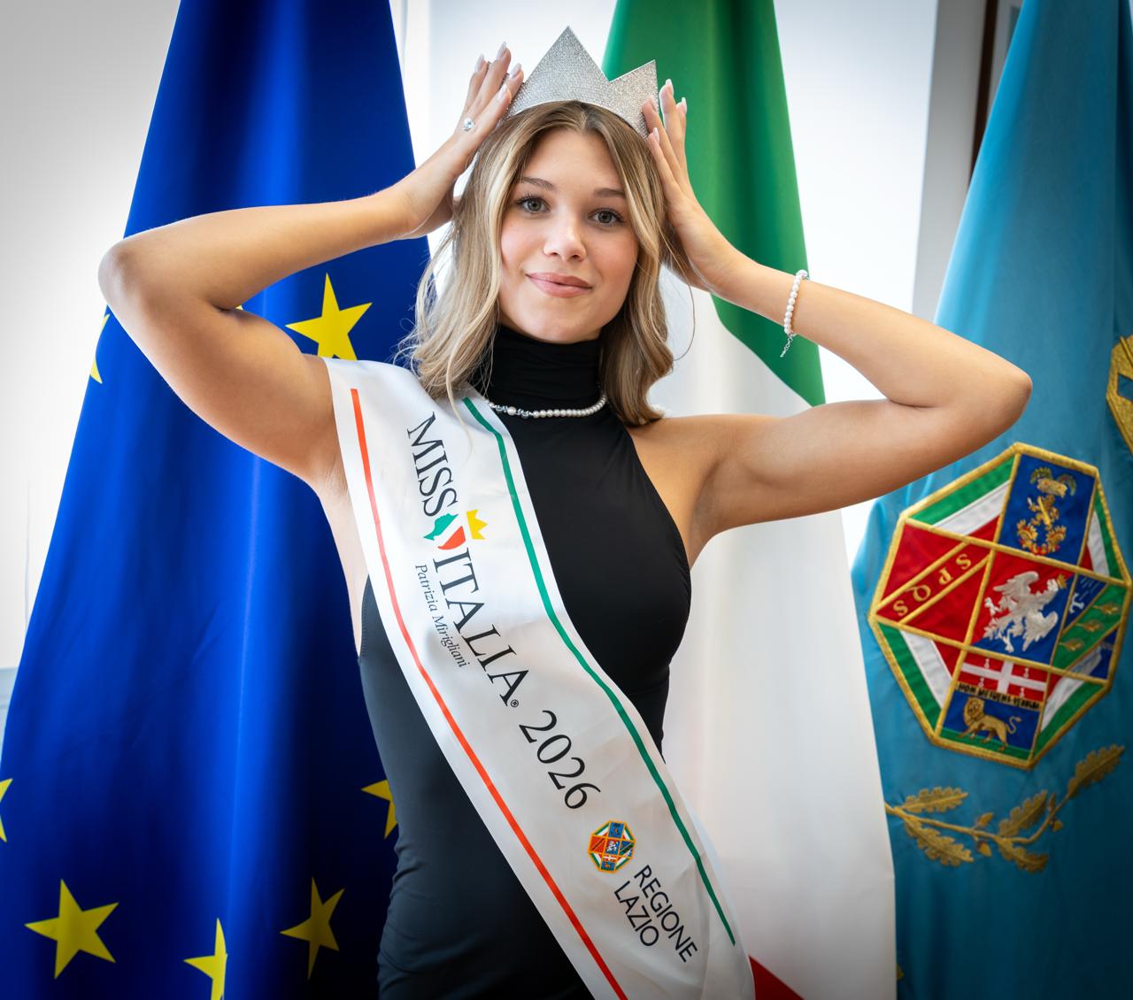 Miss Italia 2026: Rocca incontra la vincitrice Sarah Rizea