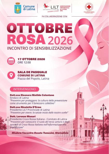 Latina, prevenzione tumore al seno al Villaggio Croce Rossa