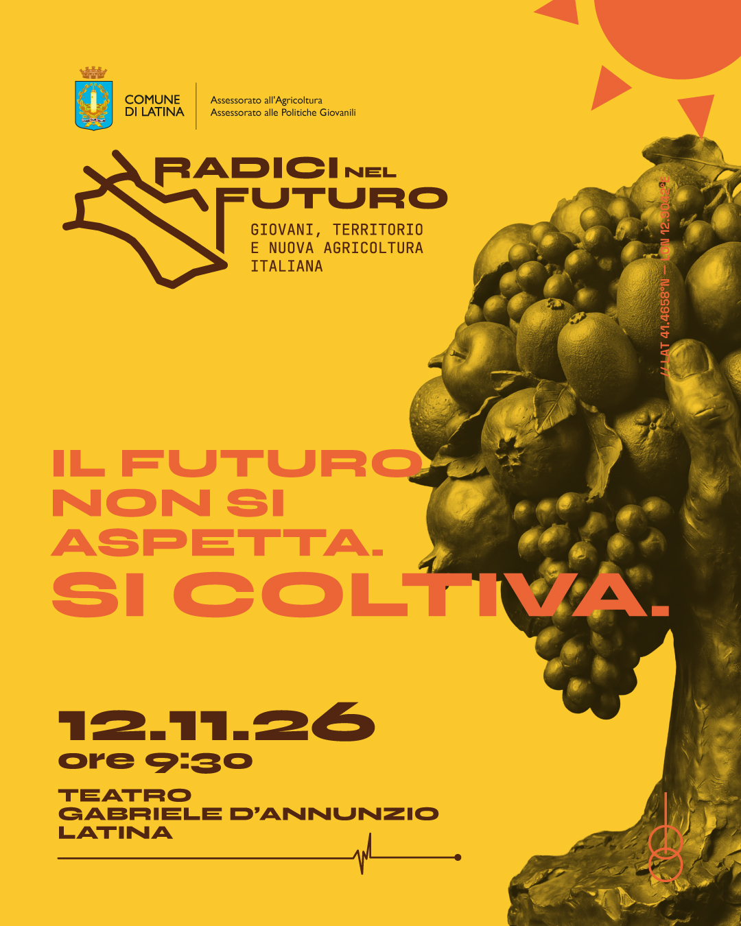 Radici nel Futuro: appuntamento il 12 novembre al D'Annunzio di Latina
