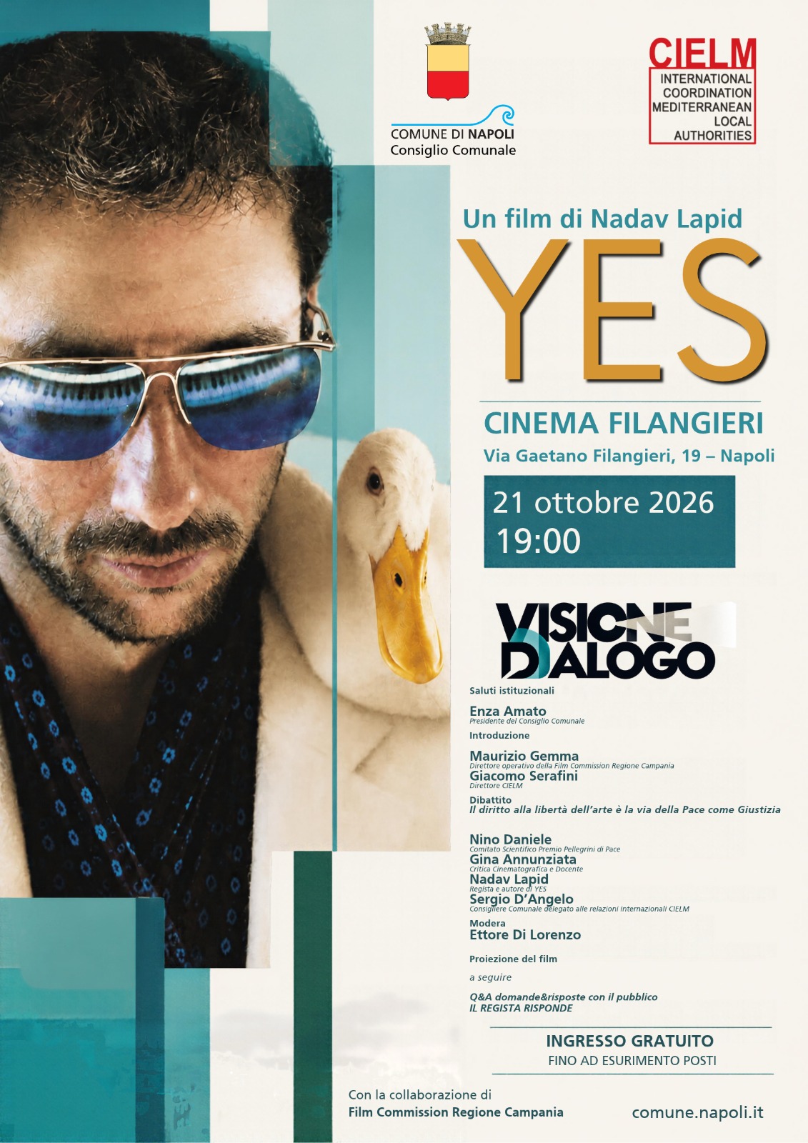 Cinema per la Pace: Yes di Nadav Lapid al Filangieri di Napoli